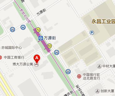 乘车路线亦庄地铁站万源街站 下车(b3口出 410米步行至 开发区地税局
